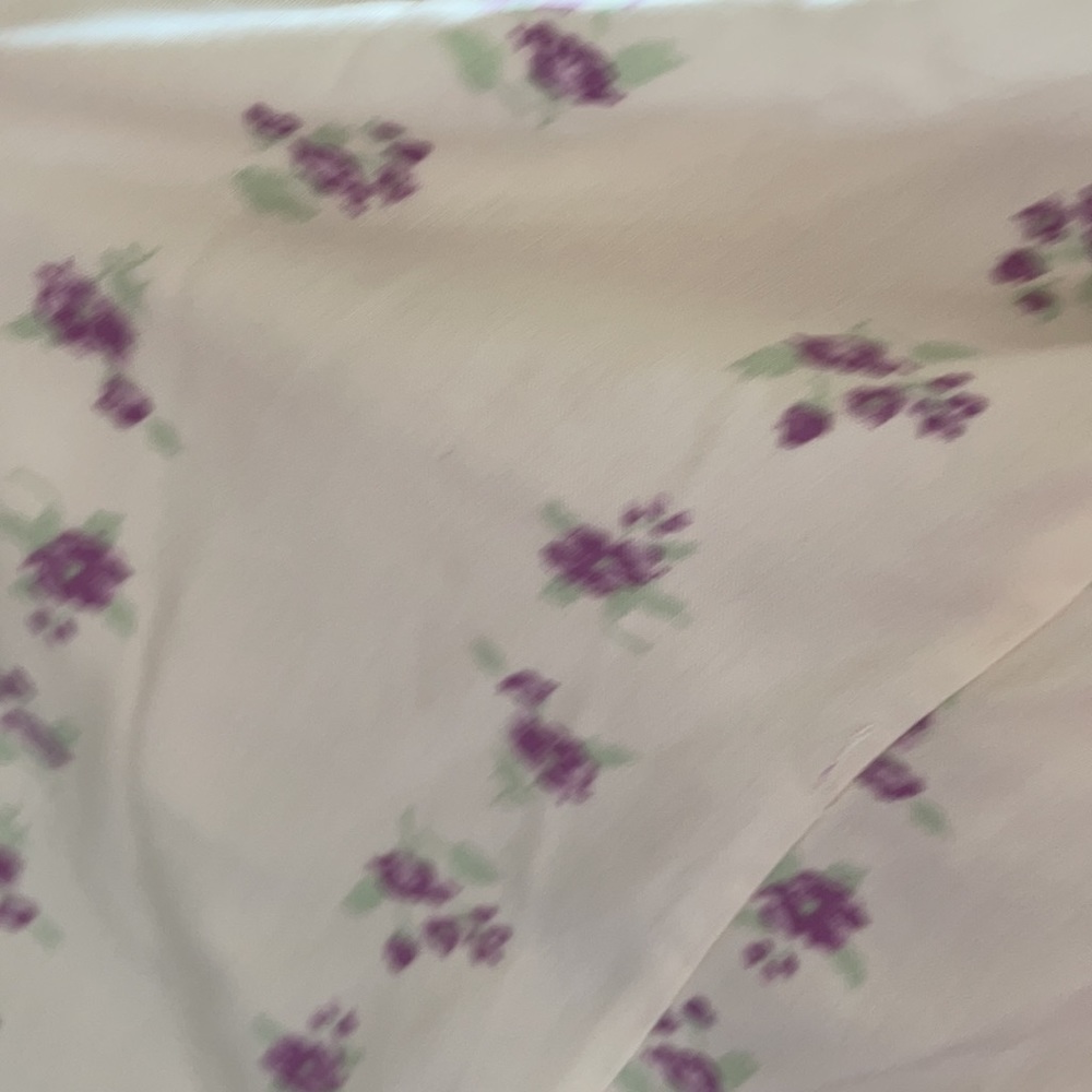Purple and white floral wild fable long sleeve - Picture 5 of 5